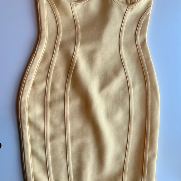 Nicolette Bustier yellow dress - Picture 2 of 6